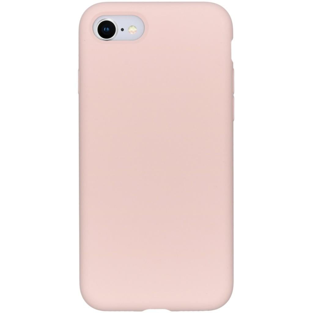 Liquid Silicone Backcover Set voor iPhone 7+ / 8+ _ Roze, Verzenden, Nieuw, IPhone 8 Plus, Frontje of Cover