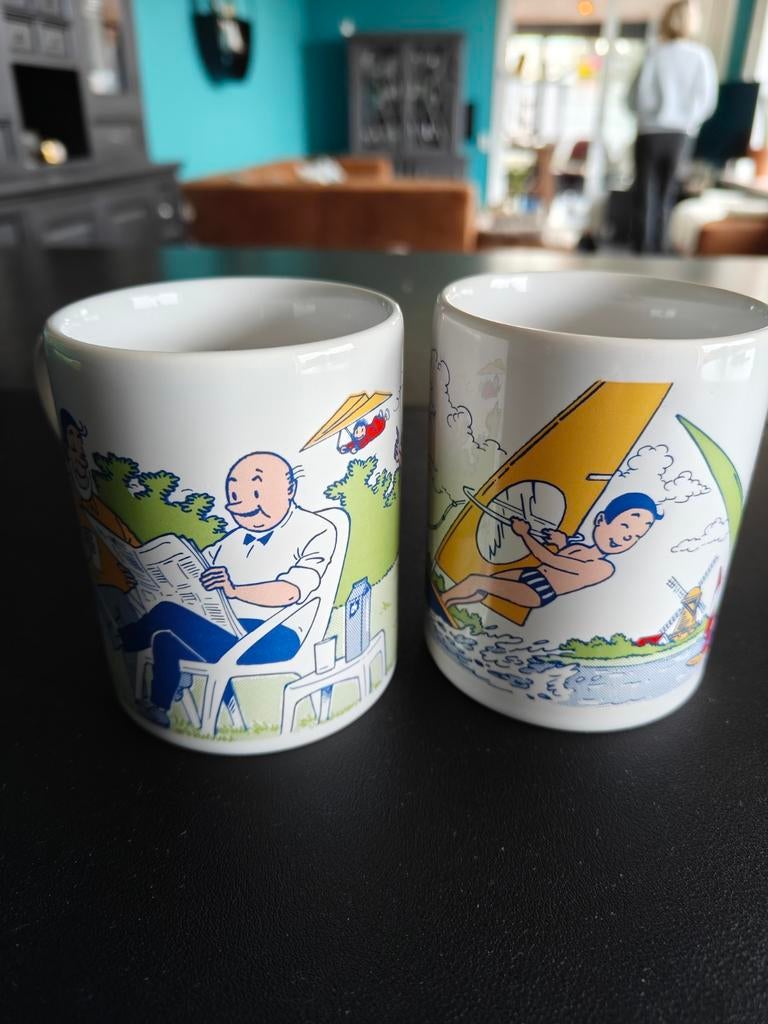 2 suske wiske mokken 1992, Ophalen of Verzenden, Suske en Wiske, Zo goed als nieuw, Gebruiksvoorwerp