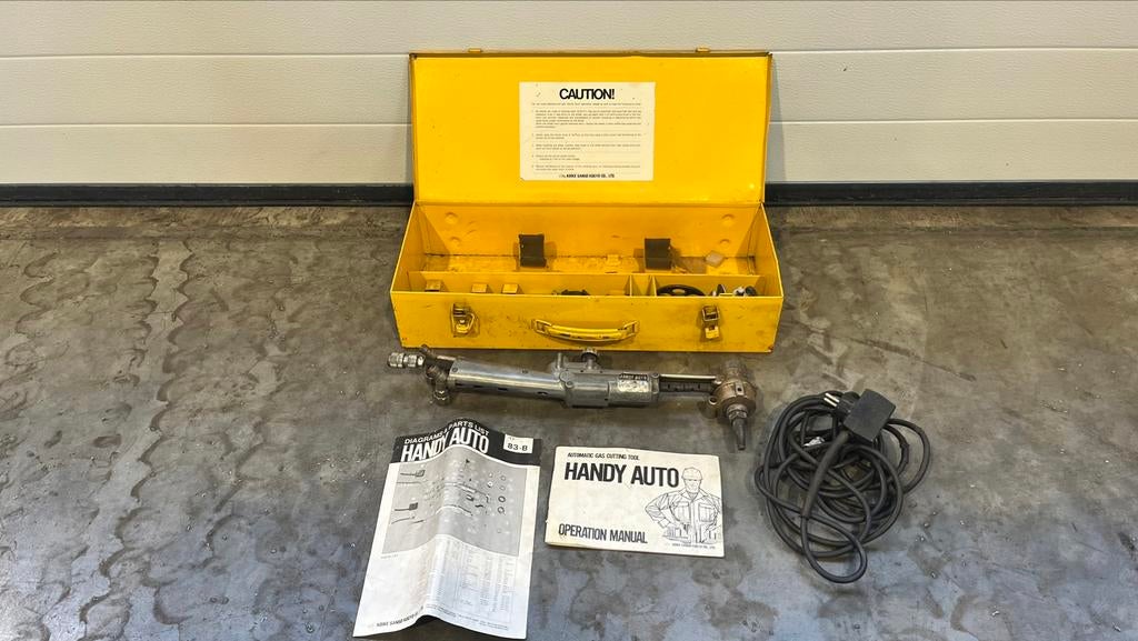 Handy automatische snijbrander, Ophalen