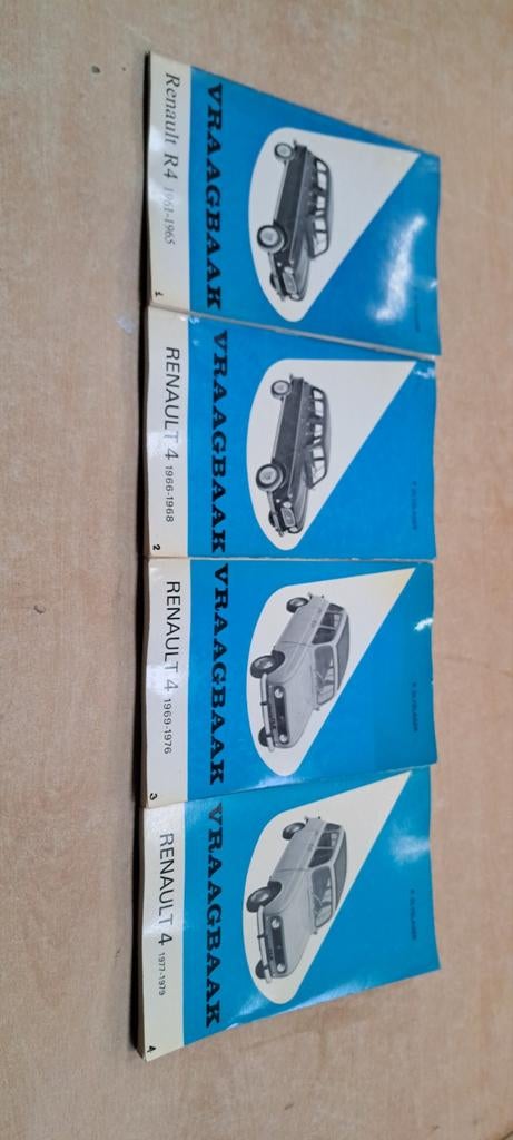 Renault R4 Vraagbaak 1961-1979 - Complete Set, Ophalen of Verzenden, Gelezen, Renault, P. Olyslager