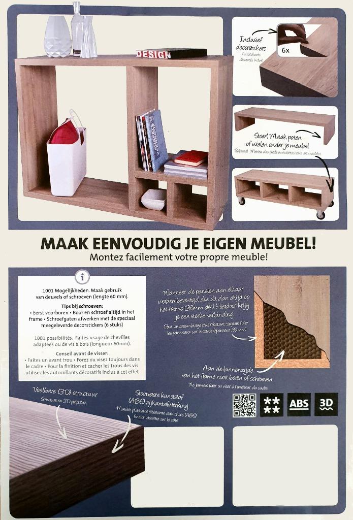 Partij Meubelpanelen ABS, 38 mm dik, 1260 stuks - €0,40 p/s