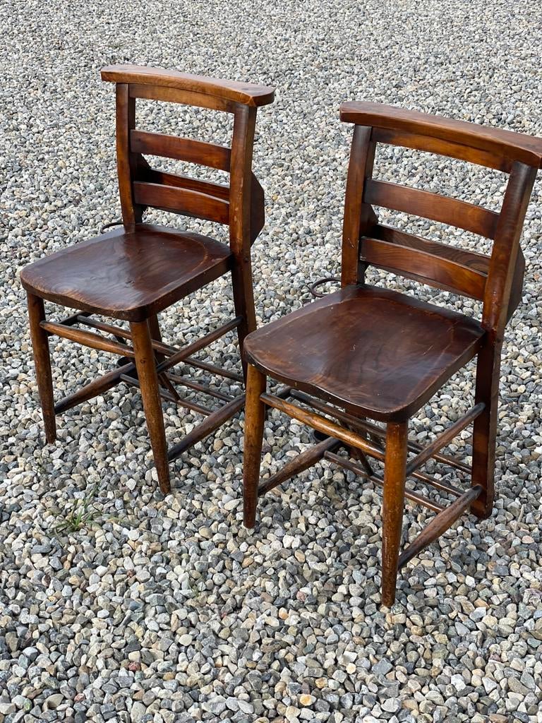 Set oude antieke kerkstoelen, Antiek en Kunst, Ophalen