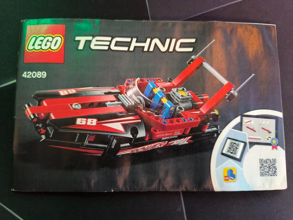 Lego Technic 42089 Power Boat - Complete Set, Ophalen of Verzenden, Gebruikt, Complete set, Lego