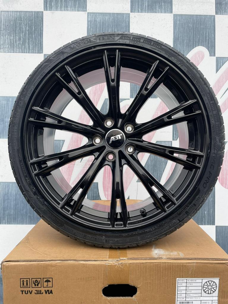 19 inch AUDI A3 A4 Q3 ABT velgen 5x112 + vredestein