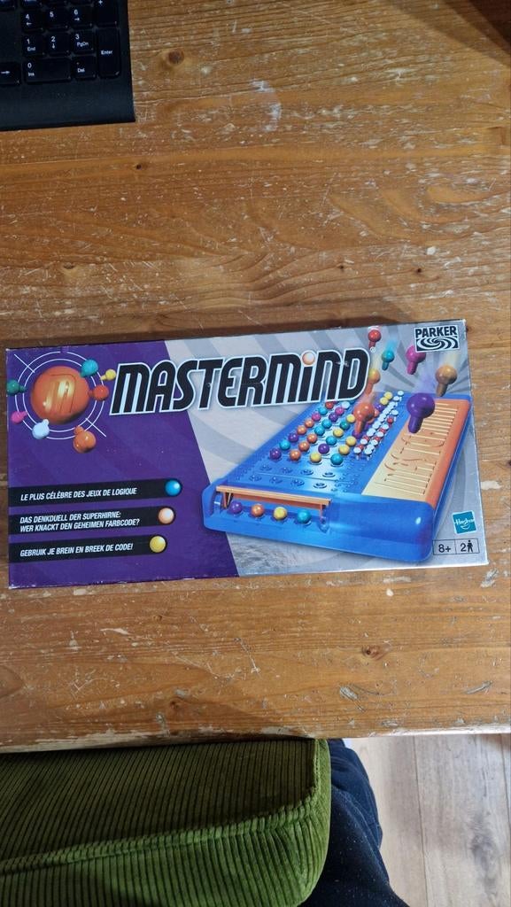 Mastermind gezelschapsspel, Hobby en Vrije tijd, Gezelschapsspellen | Bordspellen, Ophalen, Parker, Gebruikt, Een of twee spelers
