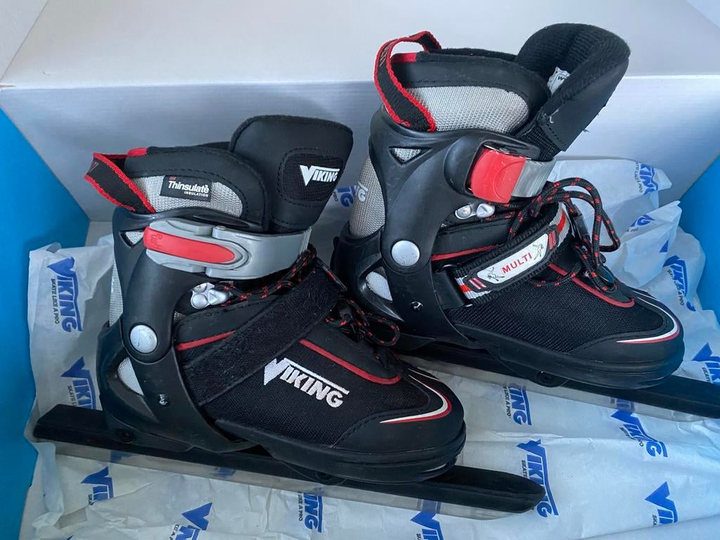 Viking Multi verstelbare noren maat 28-31, Sport en Fitness, Schaatsen, Gebruikt, Combinoren, Viking, Ophalen of Verzenden