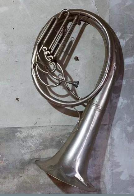 Oude Vintage Koperen Bombardon Muziekinstrument Bas Tuba, Ophalen of Verzenden