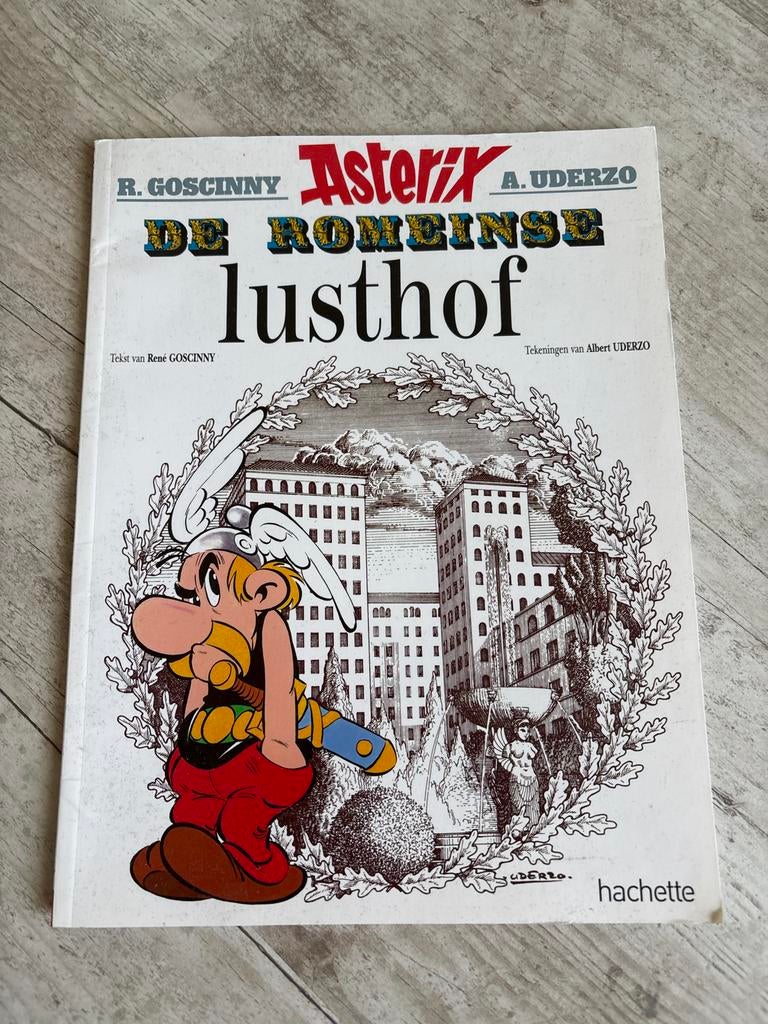 Asterix - De Romeinse Lusthof, Eén stripboek, Ophalen of Verzenden, Zo goed als nieuw