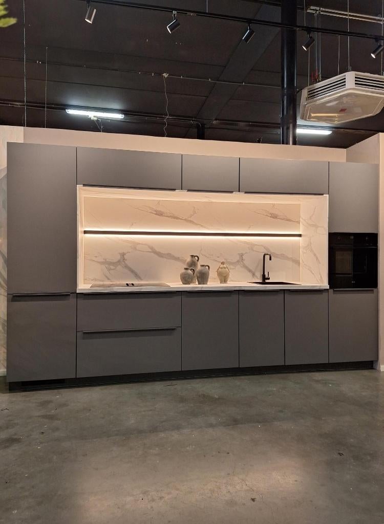 Complete Nieuwe keuken met apparatuur – Keuken Noa, Ophalen of Verzenden, Zo goed als nieuw, Met kookeiland