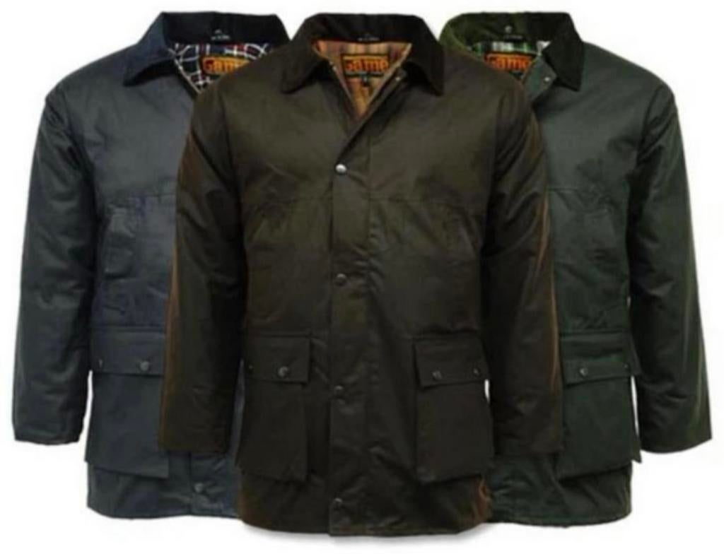 Waxjas winterjas  S M L XL XXL 3XL 4XL bruin groen blauw, Ophalen of Verzenden, Nieuw, Overige maten, Overige kleuren