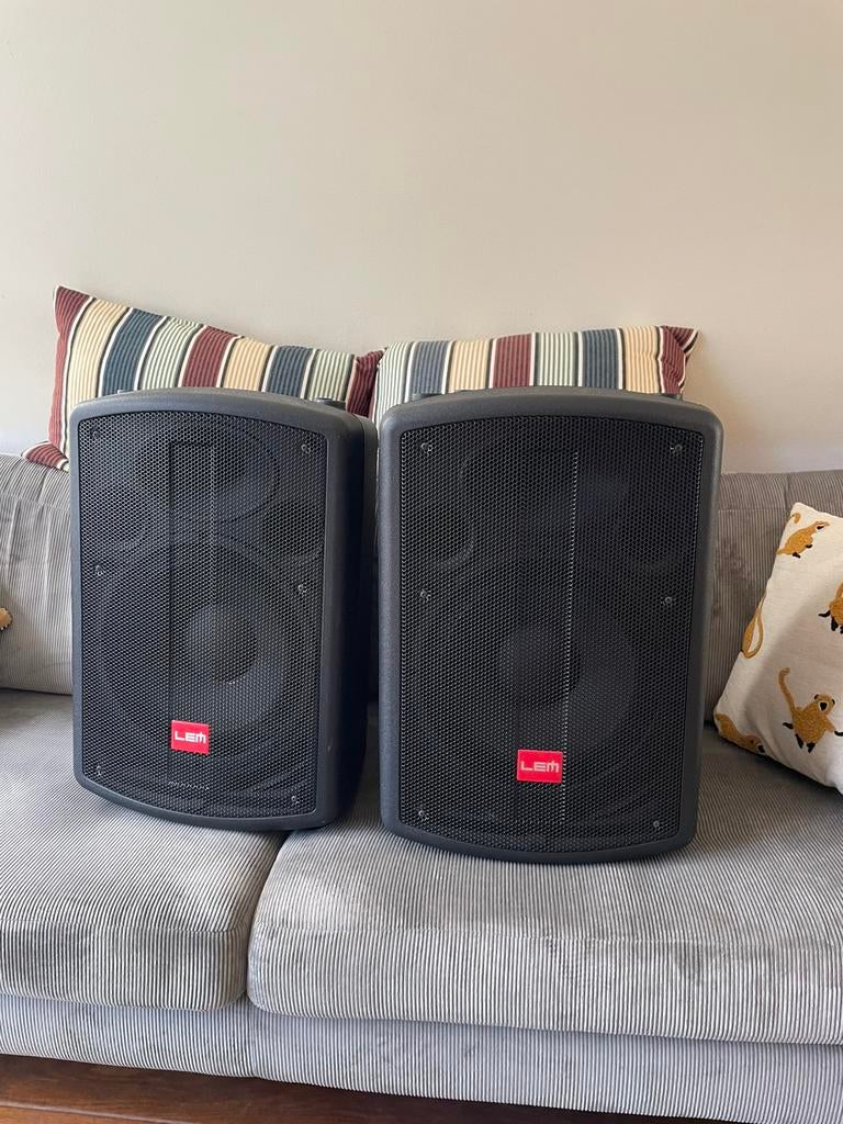 2 exclusieve LEM boxen (speakers), Audio, Tv en Foto, Luidsprekers, Gebruikt, Complete surroundset, 120 watt of meer, Ophalen