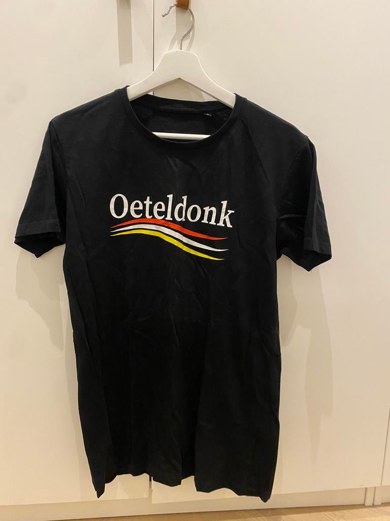 Tshirt Oeteldonk, Kleding | Heren, Ophalen of Verzenden, Zo goed als nieuw, Maat 46 (S) of kleiner, Zwart