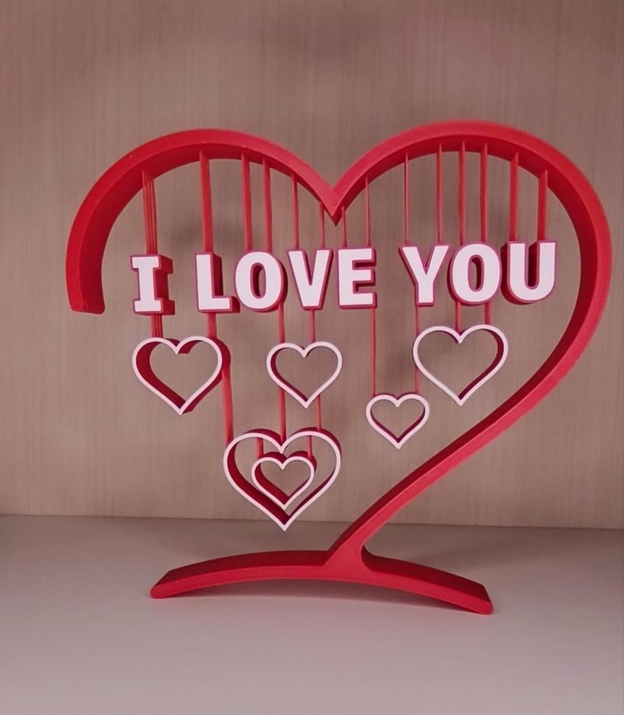 3D Print Liefde Valentijn Decoratie, Ophalen of Verzenden, Nieuw