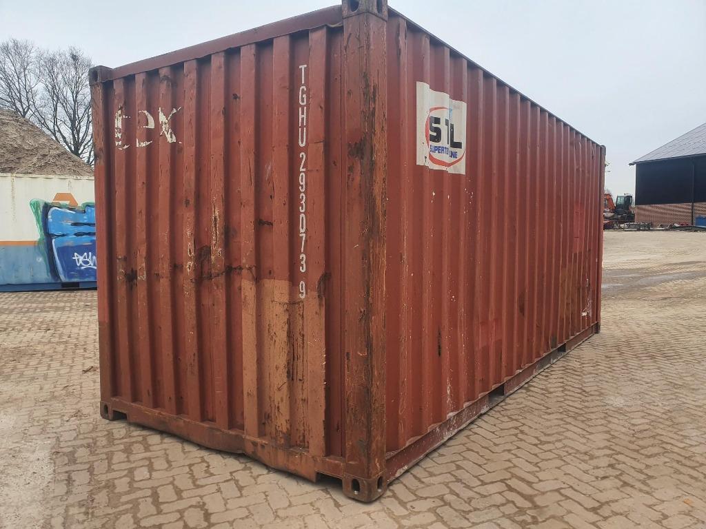 20ft zeecontainer 6 meter C-kwaliteit, Ophalen of Verzenden