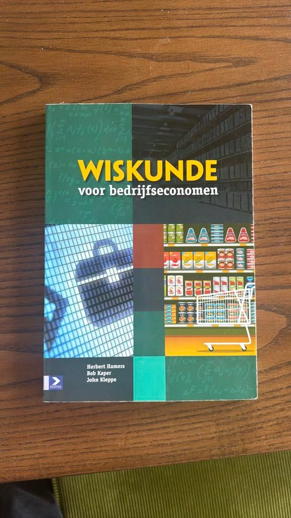 Wiskunde voor Bedrijfseconomen - Herbert Hamers, Boeken, Studieboeken en Cursussen, Ophalen of Verzenden, Beta, Gelezen, HBO