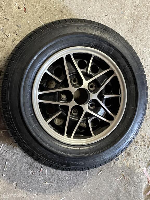 Velg origineel lichtmetaal 14 inch 14" Porsche VW Volkswagen, Auto-onderdelen, Banden en Velgen, Banden en Velgen, 14 inch, Gebruikt
