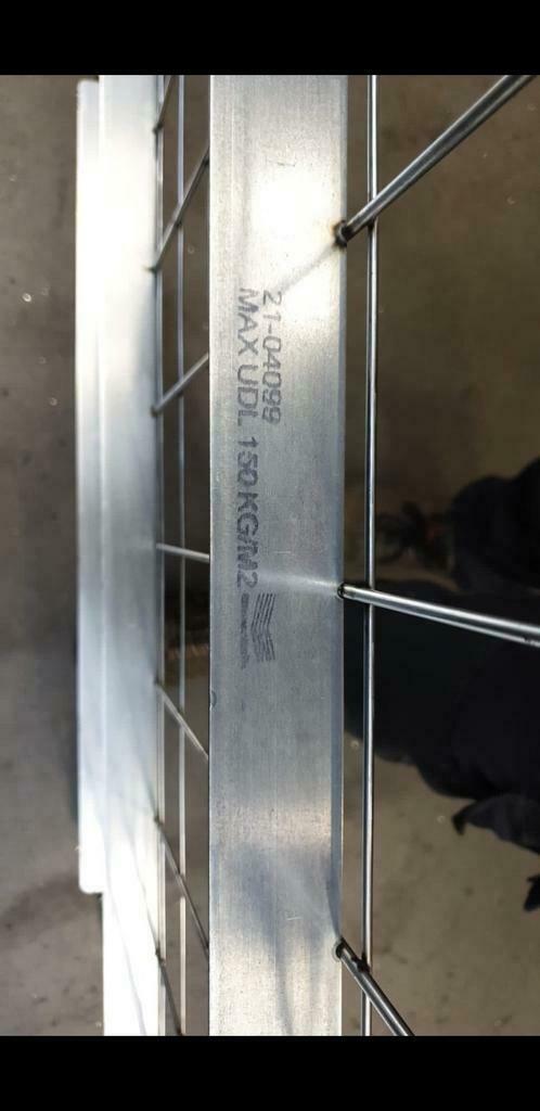Nieuwe Draadroosters vlonders magazijnstelling 1100mm, Ophalen