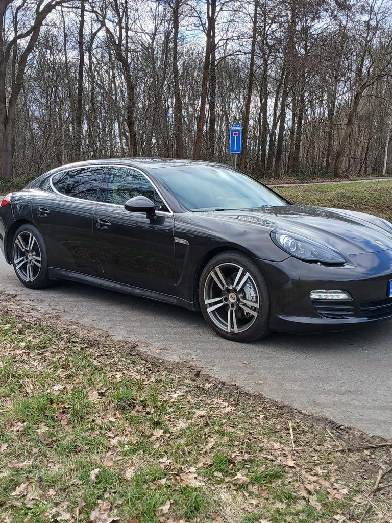 Porsche Panamera S 4.8 V8 2010 141560km 400pk nieuwe apk, Bruin, 4 stoelen, Particulier, Geïmporteerd