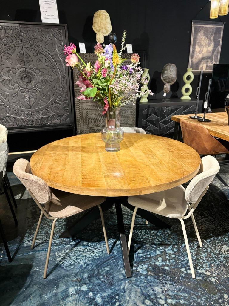 Mango Eettafels Rond & Ovaal Direct leverbaar Meerdere afm, Huis en Inrichting, Tafels | Eettafels, JaRa, Bornsestraat 31, Nieuw