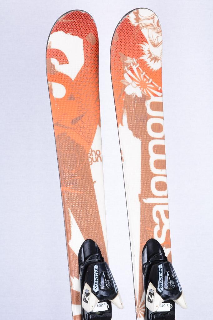 120 130 150 kinder ski's SALOMON SHOGUN JR, full WOODCORE, Sport en Fitness, Gebruikt, 100 tot 140 cm, Carve, Skiën