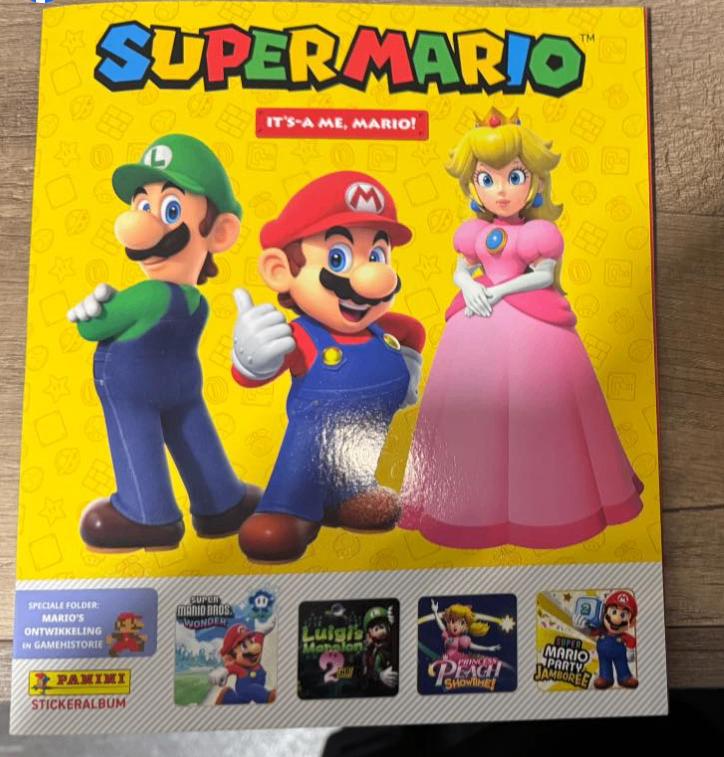 Panini Super Mario, Ophalen of Verzenden, Gebruikt, Overige typen