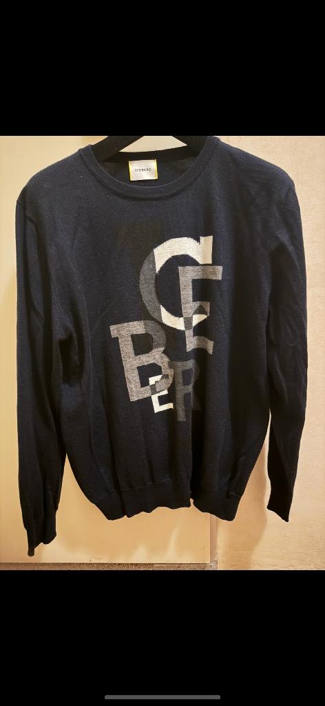 Te koop originele Iceberg truien, Blauw, Maat 56/58 (XL), Ophalen of Verzenden, Zo goed als nieuw