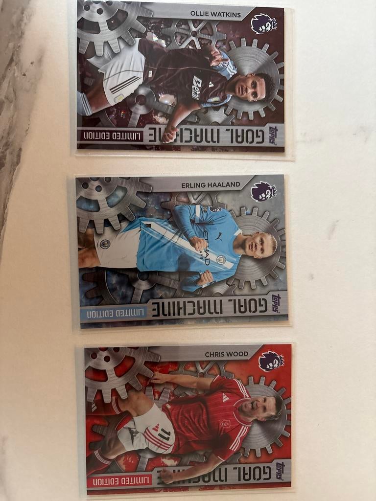 Limited - Topps Premier League 2026 Haaland, Watkins & Wood, Verzenden, Nieuw, Sticker