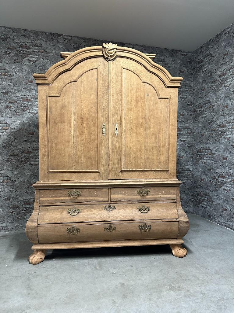 Antiek Hollands eiken cabinet, Info@antiekgroothandel.com, Nieuw, Ophalen of Verzenden, 7602RG