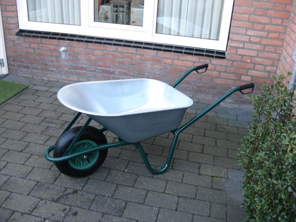 Kruiwagen Gegalvaniseerde bak Of Kunststofbak, Lente -TIP!!, Ophalen, Nieuw, Handmatig, Eenwielig