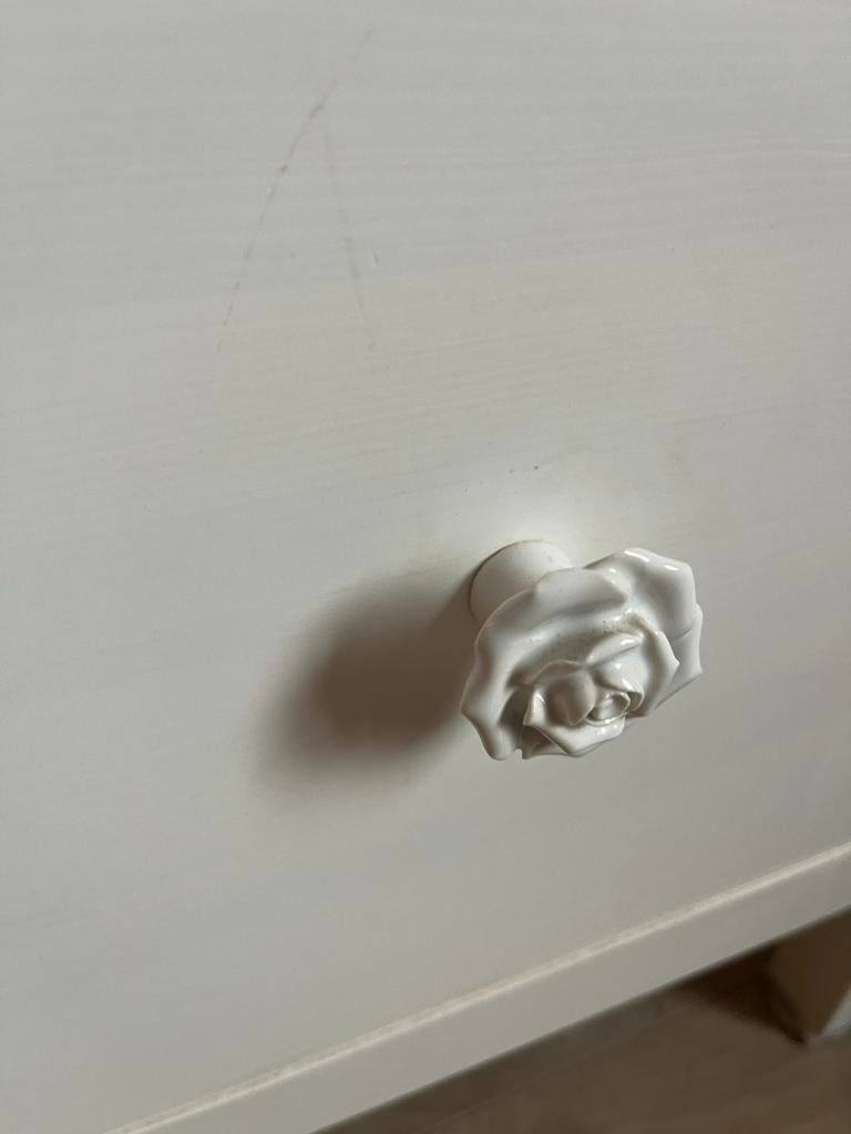 Ladeknop / Deurknop Roosjesvorm, Overige materialen, Gebruikt, Minder dan 45 cm, Ophalen of Verzenden