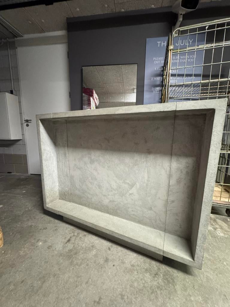Stijlvol Bali Kassameubel betonlook, Huis en Inrichting, Kasten | Dressoirs, Ophalen, Gebruikt, 100 tot 150 cm, 50 tot 75 cm