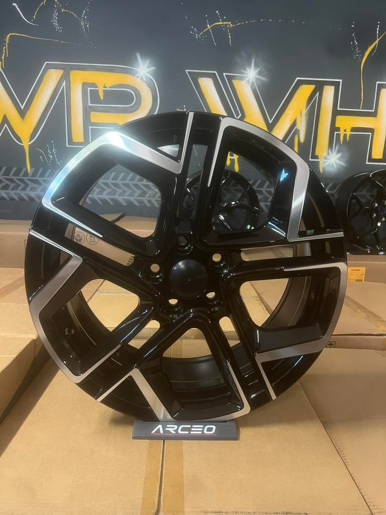 5x112 18 " VW YORK  STYLE look Sportvelgen Golf GTI CADDY, 18 inch, Velg(en), W, Nieuw