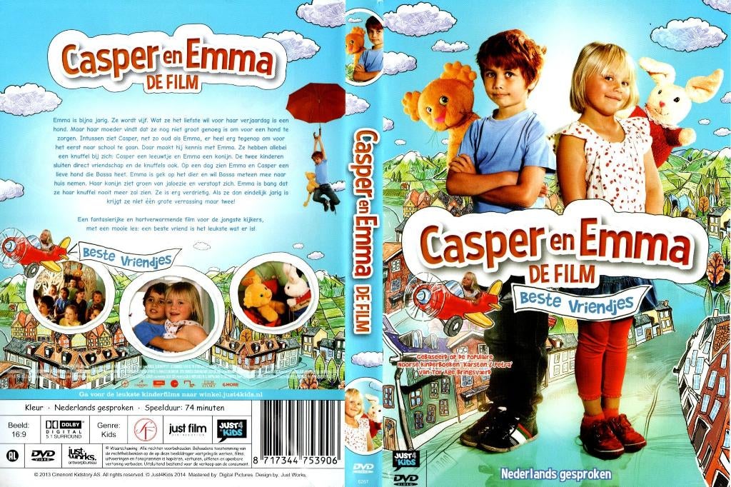 Casper en Emma de film, Alle leeftijden, Ophalen of Verzenden, Zo goed als nieuw