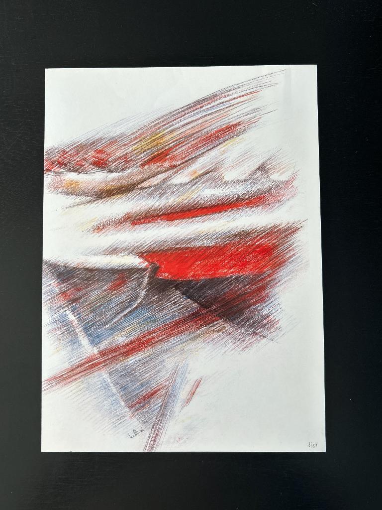 Zeefdruk Leo Musch, Antiek en Kunst, Ophalen of Verzenden