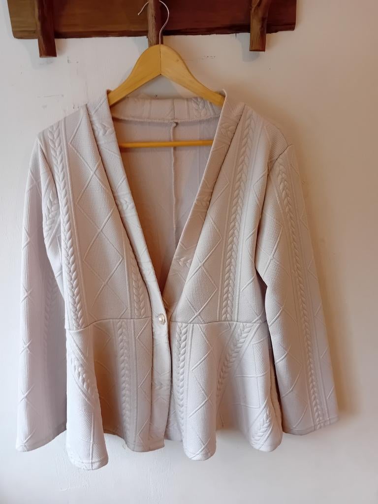 Prachtig jasje/colbert xl,zwarte kimono nog nooit gedragen, Kleding | Dames, Ophalen of Verzenden, Nieuw, Maat 46/48 (XL) of groter