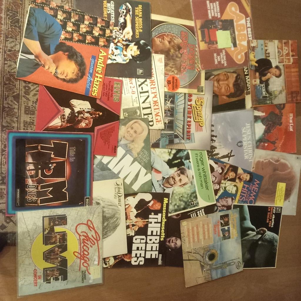 Partij vinyl lp's, Cd's en Dvd's, Vinyl | Overige Vinyl, Ophalen of Verzenden, Gebruikt, 12 inch