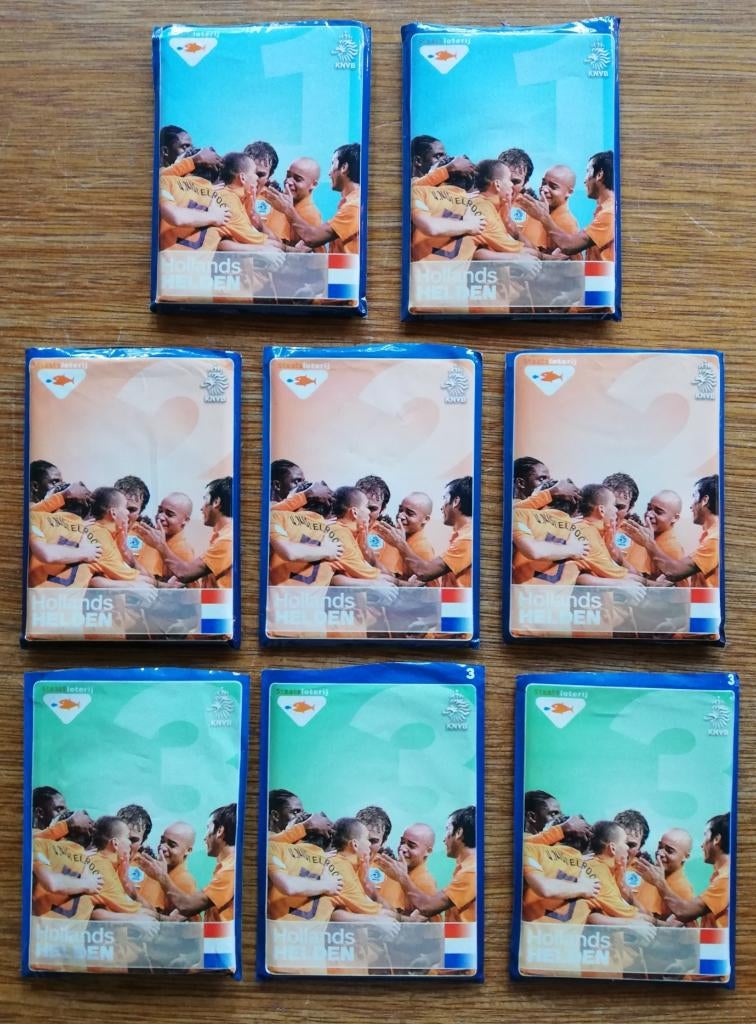 Hollands helden KNVB staatsloterij kaarten, Verzamelen, Ophalen of Verzenden, Gebruikt, Overige binnenlandse clubs, Poster, Plaatje of Sticker