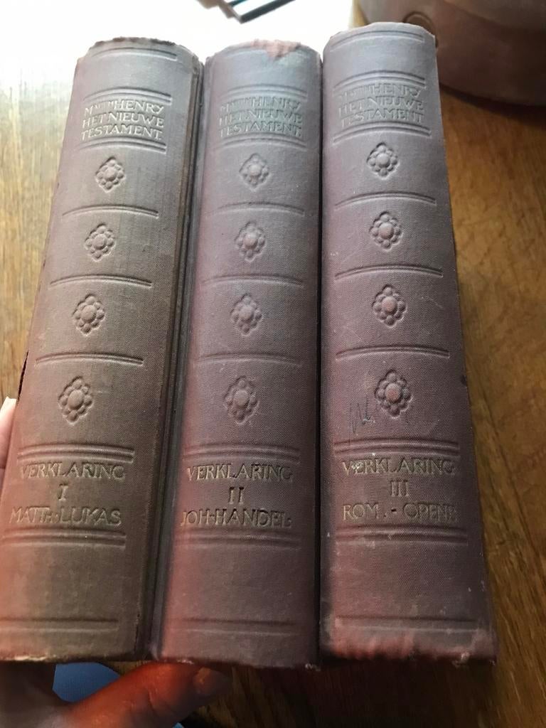 Matthew Henry Bijbelverklaring nieuwe testament 3 delen, Boeken, Godsdienst en Theologie, Ophalen of Verzenden, Gelezen