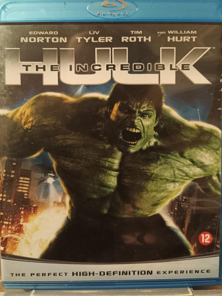 The Incredible Hulk Bluray NL ZGAN Marvel Edward Norton, Cd's en Dvd's, Blu-ray, Ophalen of Verzenden, Zo goed als nieuw, Actie