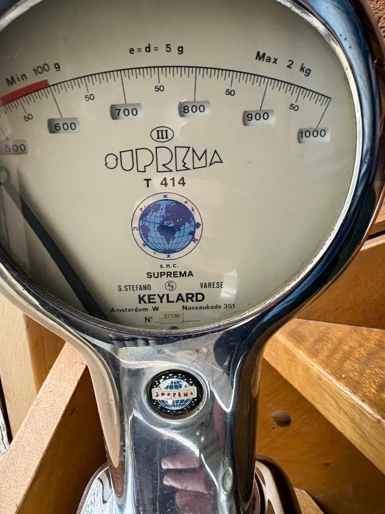 Prachtige weegschaal, Ophalen of Verzenden, Zo goed als nieuw, Minder dan 10 kg