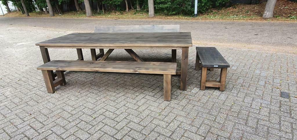 kloostertafel in alle maten en kleuren, Huis en Inrichting, Tafels | Eettafels, Ophalen of Verzenden, Nieuw, Rechthoekig, Grenenhout