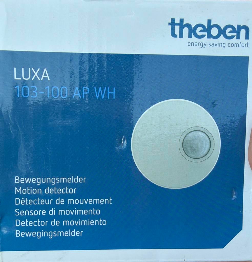 Theben LUXA 103-100 AP WH Bewegingsmelder – NIEUW in doos, Ophalen of Verzenden, Nieuw, Overige typen