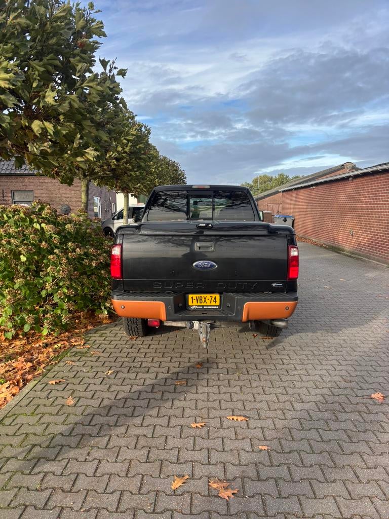 Mooie Ford F250 Harley Davidson, Auto's, Automaat, Zwart, Leder, Bedrijf