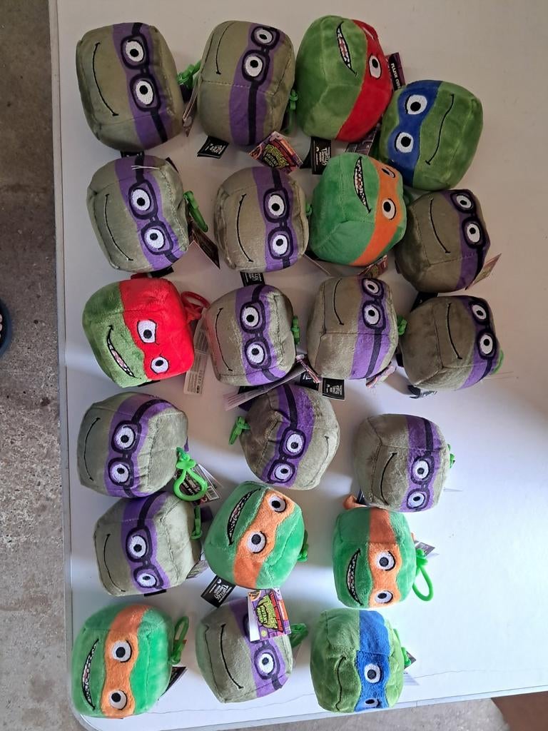 20 Ninja turtle knuffel, Ophalen