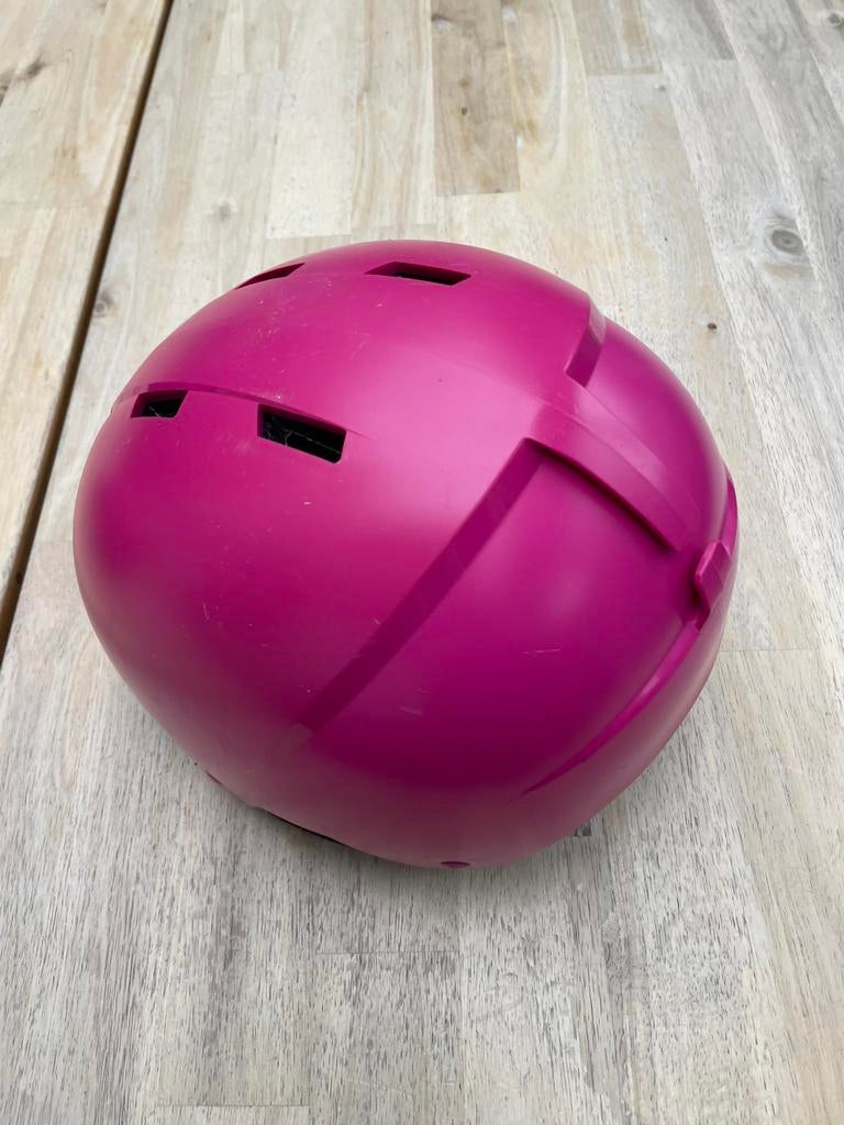 Skihelm kind roze maat S 53 - 56 cm, Gebruikt, 100 tot 140 cm, Overige typen, Skiën