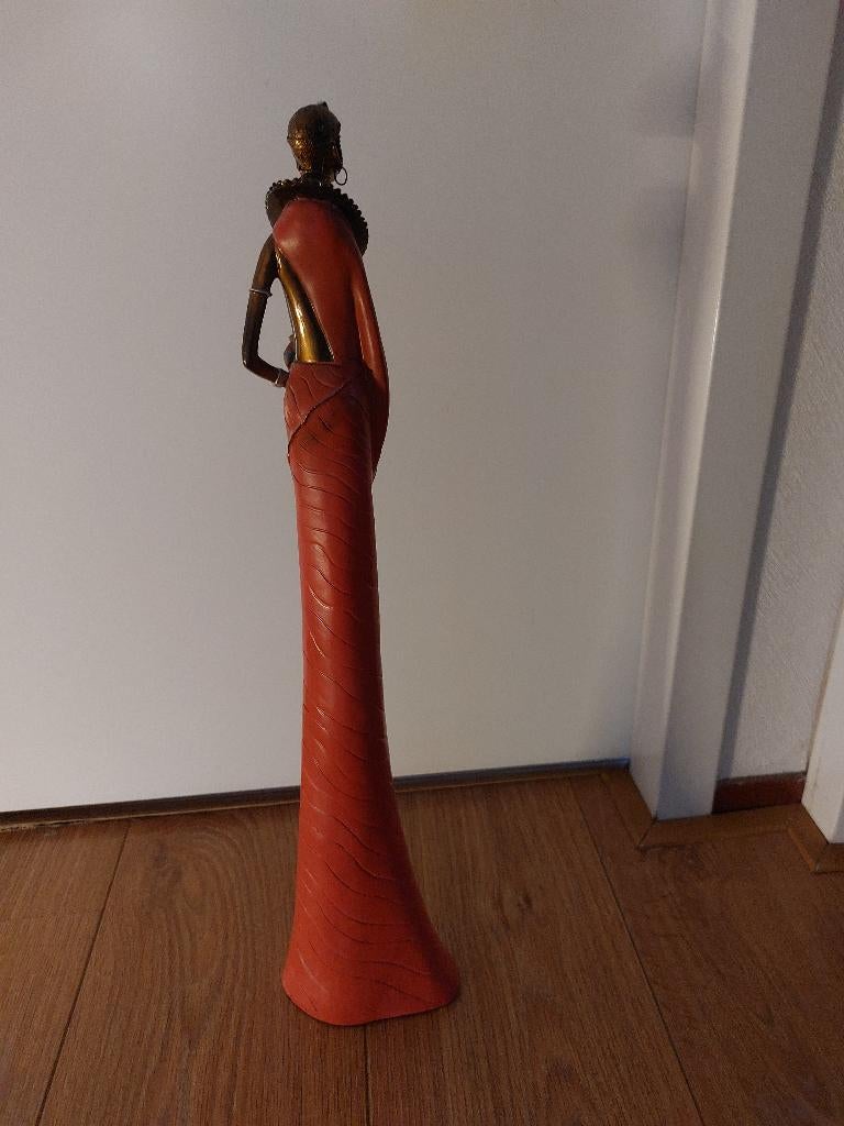 MOOI BEELD VROUW 50 CM HOOG, Ophalen of Verzenden, Zo goed als nieuw, Mens