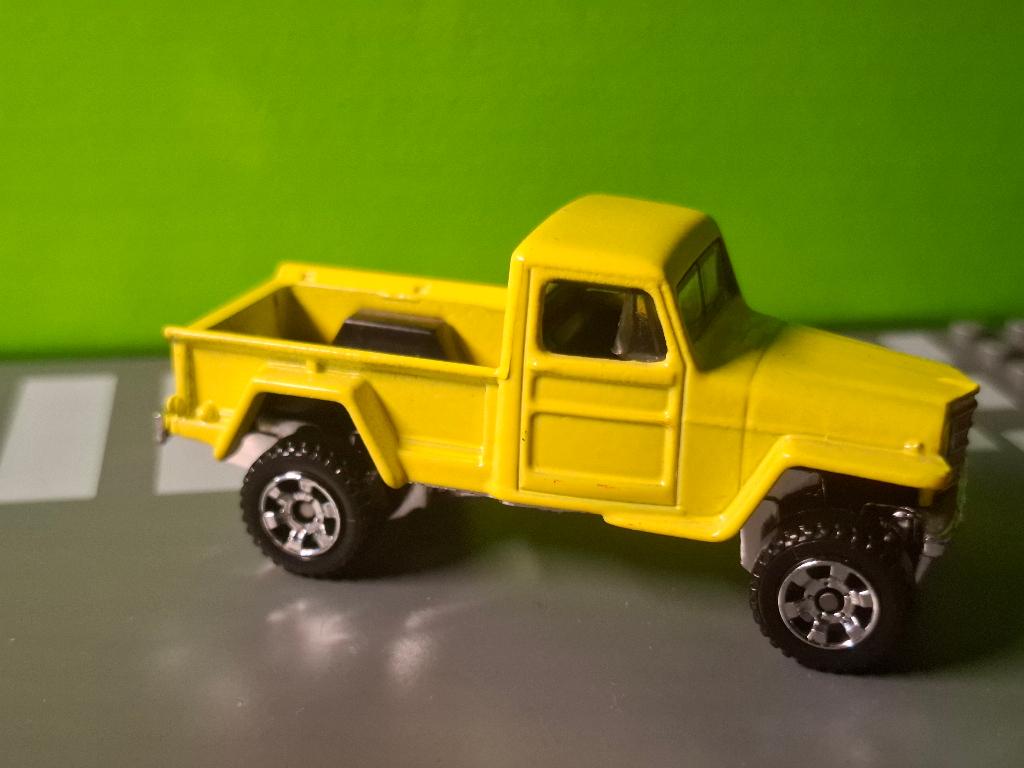Matchbox 116 - Jeep Willys 4x4 [geel] 1/64, Ophalen of Verzenden, Gebruikt, Auto