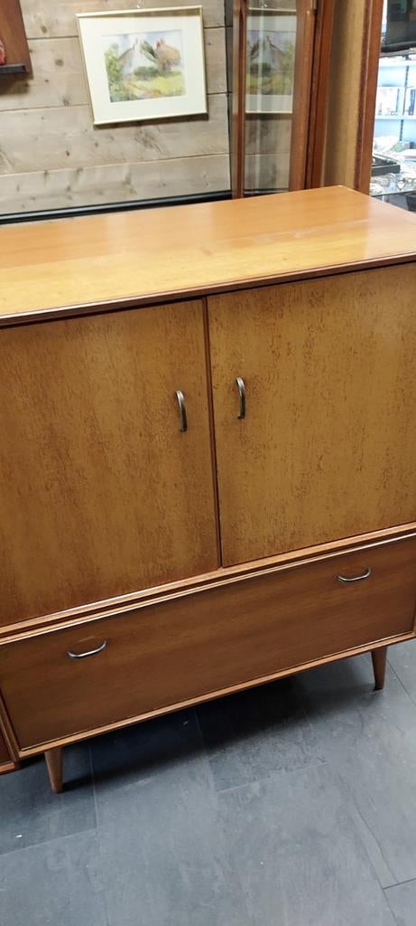Jaren 70 Designkast - Handgemaakt & Stijlvol, Huis en Inrichting, Kasten | Buffetkasten, Ophalen, Gebruikt, 100 tot 150 cm, 25 tot 50 cm