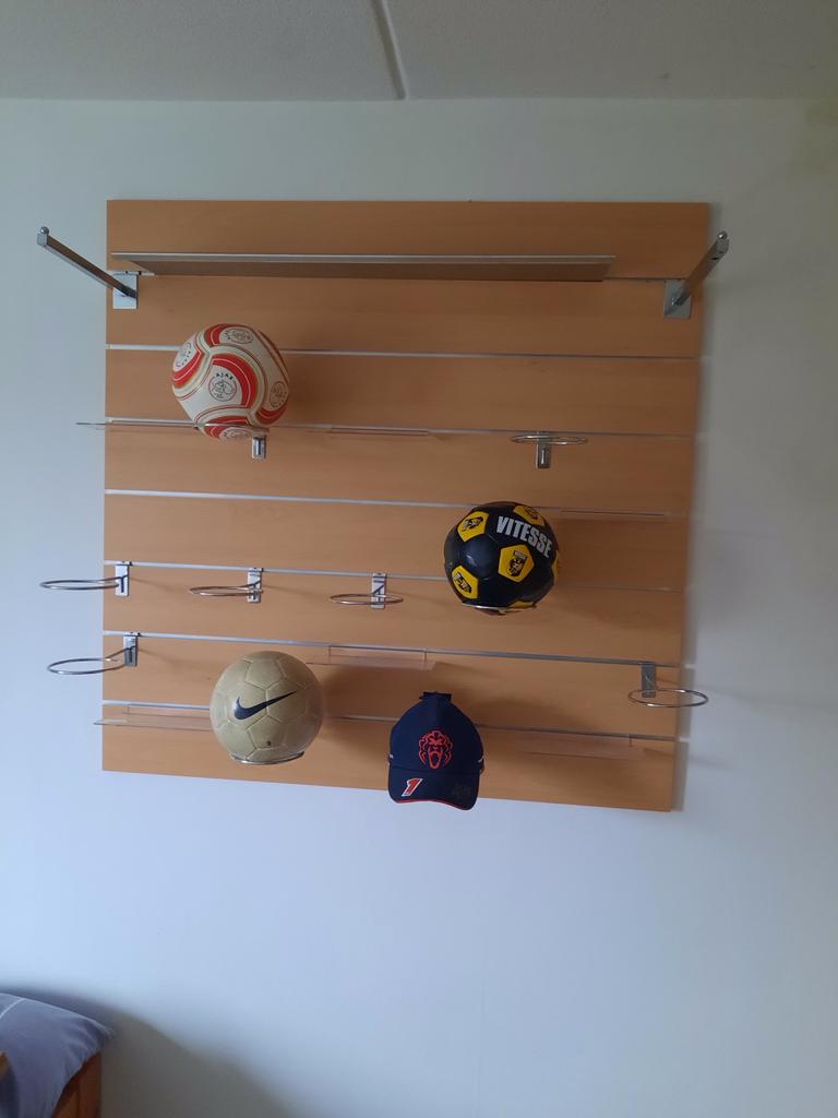 Rétif Lamellen Wand 120x120cm, esdoornkleur, Ophalen
