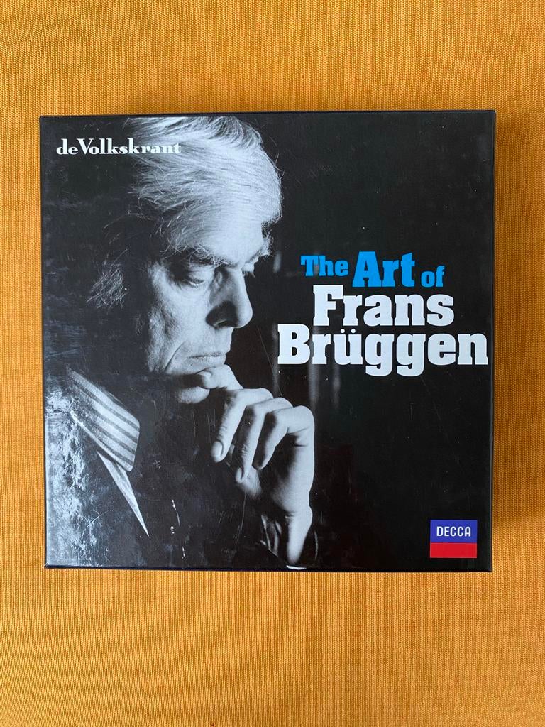 The Art of Frans Brüggen - 10 cd box De Volkskrant, Cd's en Dvd's, Cd's | Klassiek, Zo goed als nieuw, Orkest of Ballet, Barok